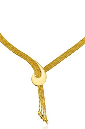 14 Ayar Altın Golden Aura Kolye